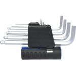 KS TOOLS 3-in-1 10-teiliger langer Rundkopf-Innensechskant-Winkelschlüsselsatz in Zoll 920.2250
