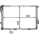 MAHLE Kühler, Motorkühlung CR 296 000P MAHLE Kühler, Motorkühlung CR 296 000P
