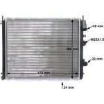 Kühler, Motorkühlung CR 510 000S Kühler, Motorkühlung CR 510 000S