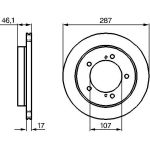 Bremsscheibe VA 0 986 478 422 Bremsscheibe VA 0 986 478 422