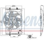 Nissens Kühlerlüfter 850078 Nissens Kühlerlüfter 850078