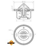 Thermostat, Kühlmittel 725084 Thermostat, Kühlmittel 725084