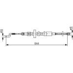 Handbremsseil 1987477171 Handbremsseil 1987477171