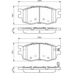 Bosch Bremsbelagsatz 0 986 494 139 Bosch Bremsbelagsatz 0 986 494 139