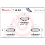 BREMBO Bremsklötze HA P 49 049 BREMBO Bremsklötze HA P 49 049
