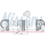 NISSENS Zusatzwasserpumpe 831061 NISSENS Zusatzwasserpumpe 831061
