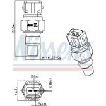 Nissens Kühlmitteltemperatursensor 207049 Nissens Kühlmitteltemperatursensor 207049