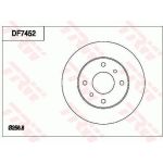 TRW Bremsscheibe DF7452 TRW Bremsscheibe DF7452