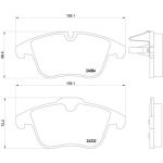 BREMBO Bremsklötze VA P 61 106 BREMBO Bremsklötze VA P 61 106