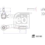 183180 febi Spurstangenkopf 183180 183180 febi Spurstangenkopf 183180