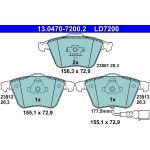Bremsbelagsatz Vw P. Eos/Golf/Passat 1.4-3.6 05-15 Keramik 13.0470-7200.2 Bremsbelagsatz Vw P. Eos/Golf/Passat 1.4-3.6 05-15 Keramik 13.0470-7200.2