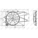 Lüfter Motorkühlung 47004 Lüfter Motorkühlung 47004