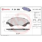 BREMBO Bremsklötze VA P 24 065 BREMBO Bremsklötze VA P 24 065