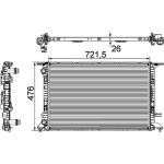 MAHLE Kühler, Motorkühlung CR 905 000P MAHLE Kühler, Motorkühlung CR 905 000P