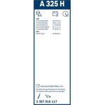 Bosch Heckscheibenwischer A325H 3397016117 Bosch Heckscheibenwischer A325H 3397016117