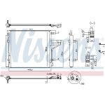 Nissens Klimakondensator PKW 941184