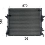 MAHLE Kühler, Motorkühlung CR 1930 000P MAHLE Kühler, Motorkühlung CR 1930 000P