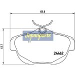 Japanparts Bremsbeläge PP-0607AF Japanparts Bremsbeläge PP-0607AF