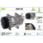 699738 Valeo Kompressor 699738 699738 Valeo Kompressor 699738
