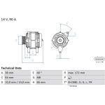 Bosch Lichtmaschine 0 986 083 630 Bosch Lichtmaschine 0 986 083 630
