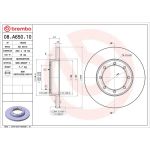 72 482 044 Bremsscheibe HA 08.A650.10 72 482 044 Bremsscheibe HA 08.A650.10
