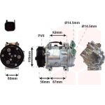 Van Wezel Klimakompressor 1800K431 Van Wezel Klimakompressor 1800K431