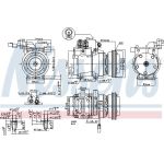 Nissens Klimakompressor PKW 89291