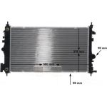MAHLE Kühler, Motorkühlung CR 1103 000S MAHLE Kühler, Motorkühlung CR 1103 000S