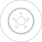 Bremsscheibe Lexus P.Rx 04 DF4493 Bremsscheibe Lexus P.Rx 04 DF4493