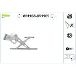 VALEO 851168 Fensterheber VALEO 851168 Fensterheber