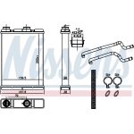 Nissens Heizungskühler PKW 707202 Nissens Heizungskühler PKW 707202