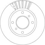 TRW Bremsscheibe DF7452 TRW Bremsscheibe DF7452