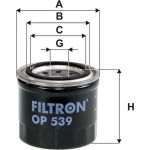 FILTRON Ölfilter OP 539 FILTRON Ölfilter OP 539