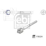 febi Spurstangen-Axialgelenk 178324 febi Spurstangen-Axialgelenk 178324