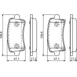 0 986 494 297 Bosch Bremsbelagsatz 0 986 494 297 0 986 494 297 Bosch Bremsbelagsatz 0 986 494 297