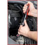 KS TOOLS Kniehebel-Teleskopknarre 1/2 CHROMEplus, 72 Zähne 914.1220