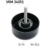 SKF Keilrippenriemen-Umlenkrolle VKM 34051 SKF Keilrippenriemen-Umlenkrolle VKM 34051