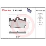 BREMBO Bremsklötze HA P 85 088 BREMBO Bremsklötze HA P 85 088