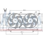 Nissens Kühlerlüfter PKW 85321 Nissens Kühlerlüfter PKW 85321