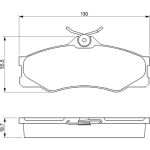 Bosch Bremsbelagsatz 0 986 469 790 Bosch Bremsbelagsatz 0 986 469 790