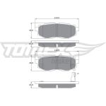 TOMEX brakes Bremsbelagsatz, Scheibenbremse TX 17-66 TOMEX brakes Bremsbelagsatz, Scheibenbremse TX 17-66