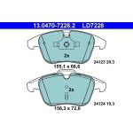 Bremsbelagsatz Volvo P. S60/S80/V60/V70/Xc70 1,5-3,2 06- Keramik 13.0470-7228.2 Bremsbelagsatz Volvo P. S60/S80/V60/V70/Xc70 1,5-3,2 06- Keramik 13.0470-7228.2