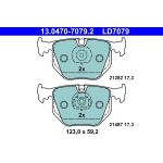 Bremsbelagsatz Bmw T. 3/5/7/X3/X5/Z4 94-11 Keramik 13.0470-7079.2 Bremsbelagsatz Bmw T. 3/5/7/X3/X5/Z4 94-11 Keramik 13.0470-7079.2
