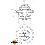 NRF Thermostat 725197 NRF Thermostat 725197
