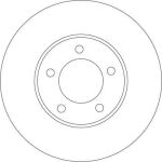 Bremsscheibe Mazda S. 3 DF4384 Bremsscheibe Mazda S. 3 DF4384
