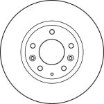 83 481 058 Bremsscheibe VA DF4958S 83 481 058 Bremsscheibe VA DF4958S