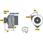 Bosch Generator 0124515133 Bosch Generator 0124515133