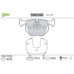 VALEO Bremsbeläge 598580 VALEO Bremsbeläge 598580