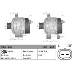 DENSO Generator DAN1336 DENSO Generator DAN1336