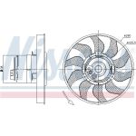 Nissens Kühlerlüfter PKW 85619 Nissens Kühlerlüfter PKW 85619